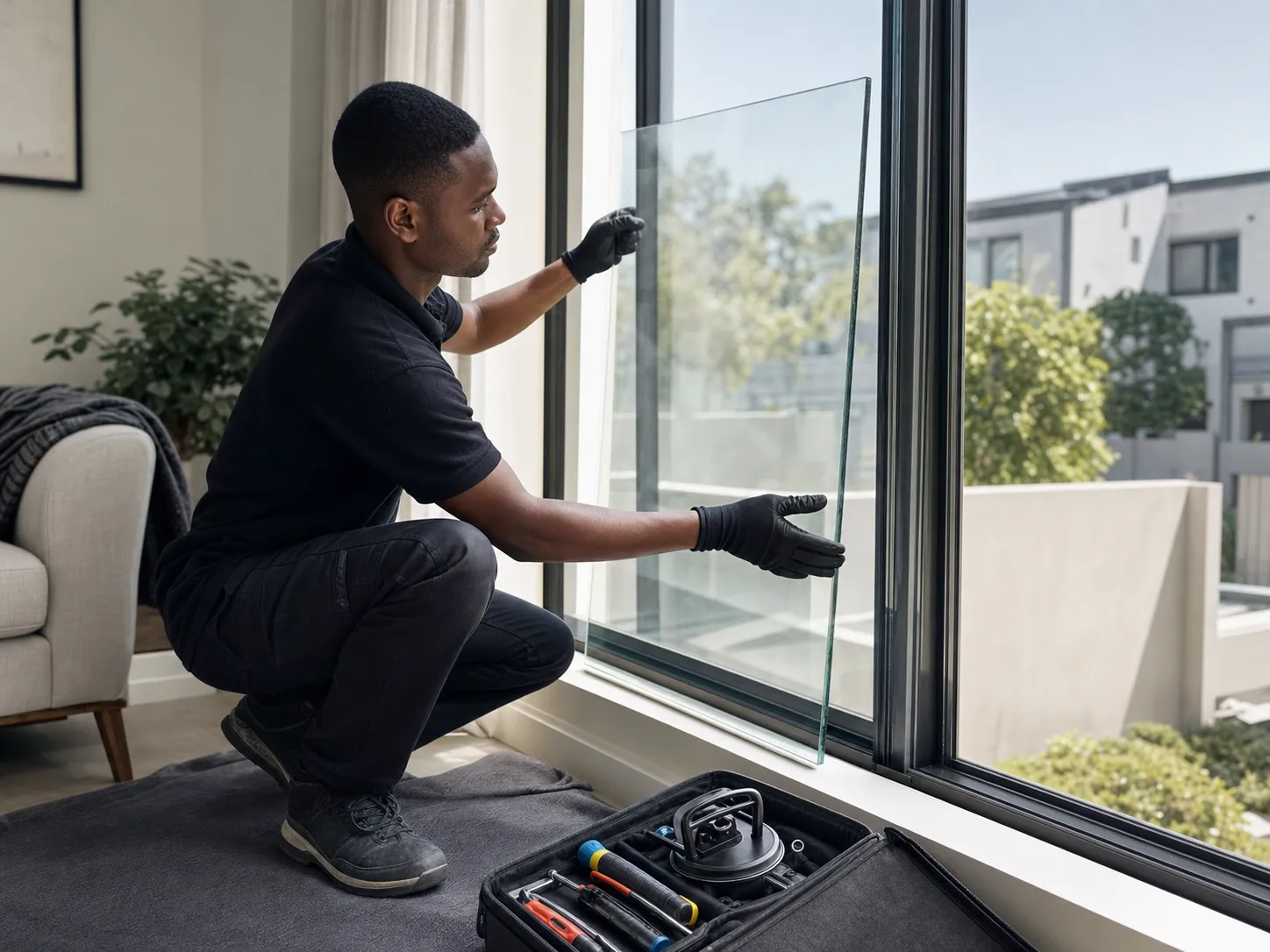Glass Repairs by Ideal Glass and Mirror in Johannesburg